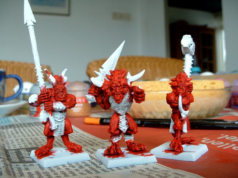 Bloodletters, Champion, Command Squad, Daemons, Khorne, Musician